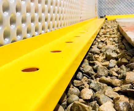 Yellow Channel for drainage in below ground applications