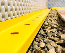 Yellow Channel for drainage