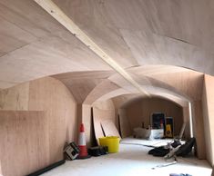 Below-ground structural waterproofing for historic house