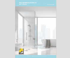 Delta Membrane Systems launches new Wet Room brochure