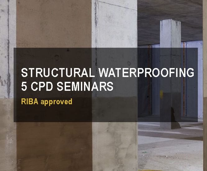 RIBA-approved structural waterproofing CPDs