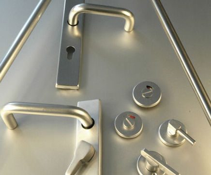 Door hardware for healthcare applications