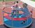 Neptune Roundabout - stainless steel playground spinning carousel for kids 3