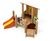 Cherry Play Unit - softwood outdoor playhouse for playgrounds 6