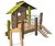 Winja Play Unit - wooden robinia playhouse for toddlers and nurseries 6