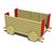 Large Train Tender - outdoor wooden play train for playgrounds 2