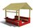 Sand Playing Sun Bakery Cottage - wood outdoor sand playhouse for kids 9