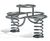 Gondola spring rocker - stainless steel playground rocker for children 5