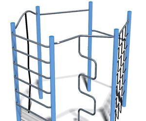 Unique hexagonal climbing unit