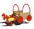eibe multi-spring rocker covered wagon - playground spring toy for children 3