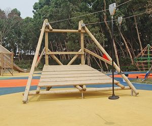 Sierra Duo 20/30m double zip wire cableway with platform