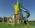 Old Wise Tree - robinia wood playground structure with slide and swings 7