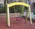 eibe lily of the valley swing - wood and steel toddler playground swing 2