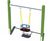 Daisy Little Swing - toddler swing set, pressure-treated softwood frame 6
