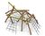 Ema Climbing Tree - natural robinia outdoor playground climbing unit 4