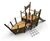 Jago Pirate Ship - robinia wood outdoor playground climbing structure 6