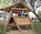 Play House Firuna - outdoor robinia wood playhouse - on this page