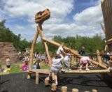Prehistoric themed play equipment for Dinosaur Park - on this page