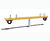 Four-seater beam seesaw - softwood playground equipment for four children 4