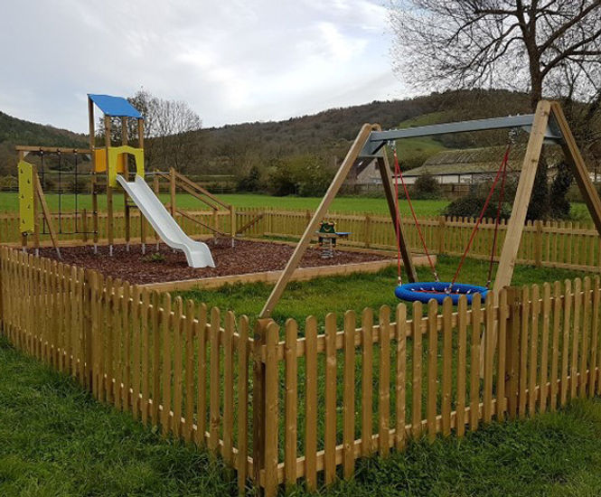 Play equipment for Somerset country pub