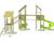 Kibo play unit, solo - outdoor wood playground for public spaces 1
