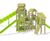Denali play unit, solo - large outdoor softwood playground structure 7
