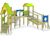 Sam play unit, solo - wood playground structure for outdoor play 3