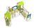 Sam play unit, solo - wood playground structure for outdoor play 4