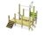 Lana Sand And Mud Play Unit - outdoor wood playground for sand play 1