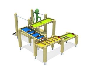 Felix Sand And Mud Play Unit - outdoor wood playground for children