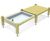 Platform with mud tub - outdoor play platform with wood and mud basin 1