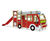 Fire Engine, Solo play unit - wooden playground fire truck for outdoor play 7