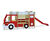Fire Engine, Solo play unit - wooden playground fire truck for outdoor play 8
