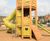 Mount Everest play unit - large timber playground climbing structure 3