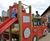 Fire Engine, Solo play unit - wooden playground fire truck for outdoor play 4