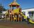 Kilimandscharo Play Unit - large wood playground structure for parks 5