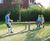 Golpio beam seesaw - four-seat outdoor robinia wood playground seesaw 3