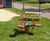 Beetle Ride Three-Seater Spring Rocker - steel playground group rocker 3