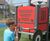 Tractor Play Unit - red steel playground equipment for outdoor spaces 1