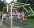 Snake Swing - multi-child outdoor swing set, pressure-treated softwood 5