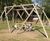 Snake Swing - multi-child outdoor swing set, pressure-treated softwood 3