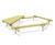 Black Forest Park Bench - outdoor softwood bench with steel supports 5