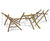 Crona Play Unit - natural robinia wood outdoor climbing structure 4