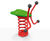 Butterfly Spring Rocker - steel and PE playground spring rider for kids 3