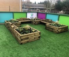 Sensory play area and garden for health charity