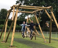 Cableways and swings for Snoxhall Play Park, Cranleigh