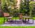 Nerium Bench - outdoor hardwood and aluminum seating for public spaces 0