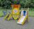 Salvia Play Unit - softwood outdoor playground structure for children 4