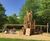 Old Wise Tree - robinia wood playground structure with slide and swings 3