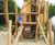 Old Wise Tree - robinia wood playground structure with slide and swings 5